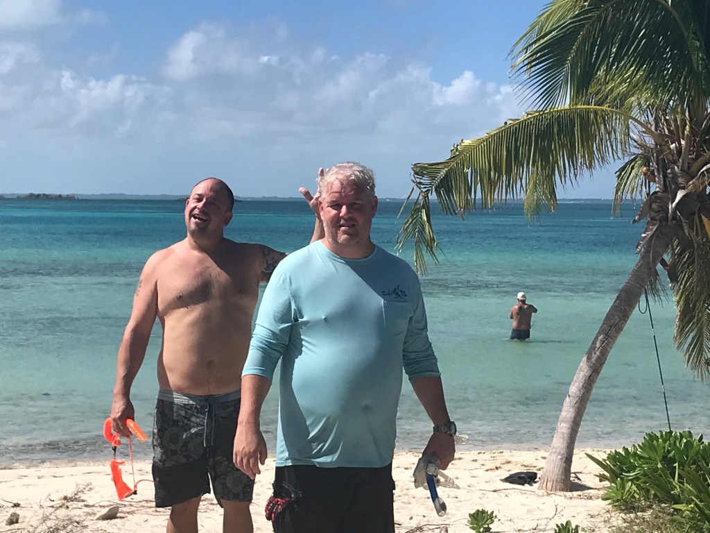 Jonathan and Jason. Almost a photo bomb moment!